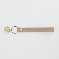 Produktbild: Leder Schl&uuml;sselanh&auml;nger braun