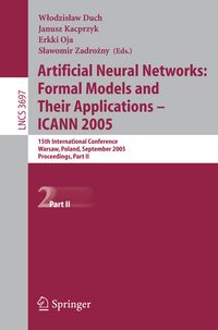 Produktbild: Artificial Neural Networks: Formal Models and Their Applications &ndash; ICANN 2005