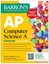Produktbild: AP Computer Science A Premium, 13th Edition: Prep Book with 6 Practice Tests + Comprehensive Review + Online Practice (2026)