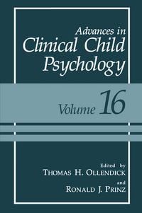 Produktbild: Advances in Clinical Child Psychology