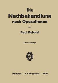 Produktbild: Die Nachbehandlung nach Operationen