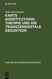 Produktbild: Kants Konstitutionstheorie und die Transzendentale Deduktion