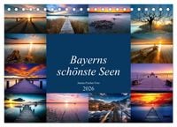 Produktbild: Sch&ouml;ne Seen in Bayern (Tischkalender 2026 DIN A5 quer), CALVENDO Monatskalender