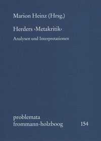 Produktbild: Herders 'Metakritik'