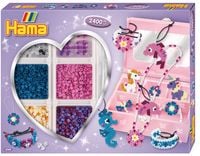 Produktbild: Hama 3709 Kreativbox Accessoires, B&uuml;gelperlen Midi, ca. 2400 St&uuml;ck inklusive Stiftplatte und Zubeh&ouml;r