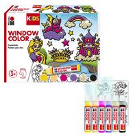 Produktbild: Marabu KiDS Window Color Set ''Prinzessin'', 6 x 25 ml