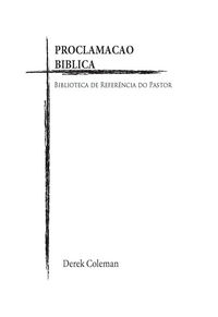 Produktbild: Proclamacao Biblica