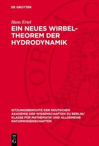 Produktbild: Ein Neues Wirbel-Theorem der Hydrodynamik