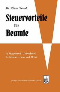 Produktbild: Steuervorteile f&uuml;r Beamte