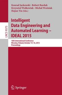 Produktbild: Intelligent Data Engineering and Automated Learning - IDEAL 2015