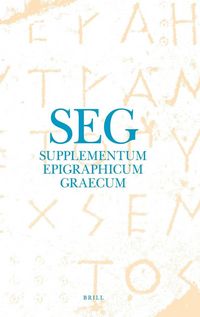 Produktbild: Supplementum Epigraphicum Graecum, Volume XXXI (1981)