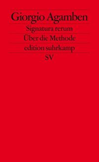 Bild vom Artikel Signatura rerum vom Autor Giorgio Agamben