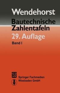 Produktbild: Bautechnische Zahlentafeln
