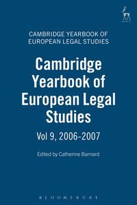 Produktbild: Cambridge Yearbook of European Legal Studies, Vol 9, 2006-2007
