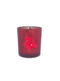 Produktbild: Windlicht Stern rot