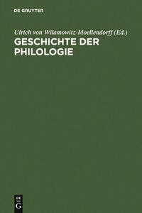 Produktbild: Geschichte der Philologie