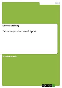 Produktbild: Belastungsasthma und Sport