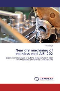 Produktbild: Near dry machining of stainless steel AISI 202