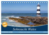 Produktbild: Sehnsucht Wales - Collagen eines Landes (Tischkalender 2026 DIN A5 quer), CALVENDO Monatskalender