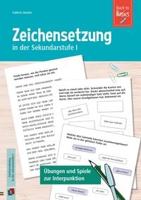 Produktbild: Zeichensetzung in der Sekundarstufe I