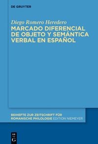 Produktbild: Marcado diferencial de objeto y sem&aacute;ntica verbal en espa&ntilde;ol