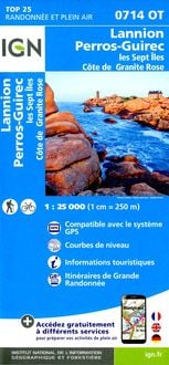 Produktbild: Lannion Perros-Guirec.les Sept iles 1:25 000