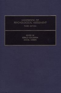 Produktbild: Handbook of Psychological Assessment