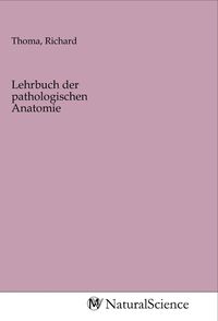 Produktbild: Lehrbuch der pathologischen Anatomie