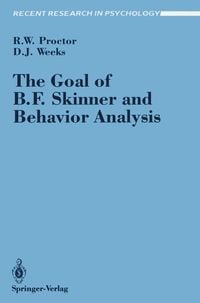 Produktbild: The Goal of B. F. Skinner and Behavior Analysis