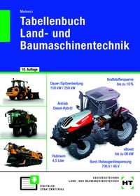 Produktbild: Tabellenbuch Land- und Baumaschinentechnik