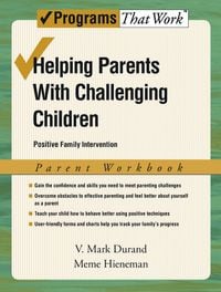 Produktbild: Helping Parents with Challenging Children Positive Family Intervention Parent Workbook