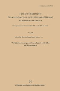 Produktbild: Wanddickenmessungen mittels radioaktiver Strahlen und Z&auml;hlrohrger&auml;t