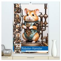 Produktbild: Roboter-Hamster - niedliche kleine Roboter (hochwertiger Premium Wandkalender 2026 DIN A2 hoch), Kunstdruck in Hochglanz
