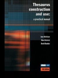 Produktbild: Thesaurus Construction and Use