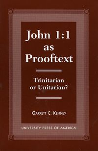 Produktbild: Kenney, G: John 1:1 as Prooftext
