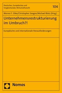 Produktbild: Unternehmensrestrukturierung im Umbruch?!