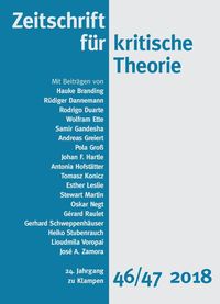 Produktbild: Zeitschrift f&uuml;r kritische Theorie / Zeitschrift f&uuml;r kritische Theorie, Heft 46/47
