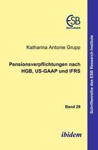 Produktbild: Pensionsverpflichtungen nach HGB, US-GAAP und IFRS
