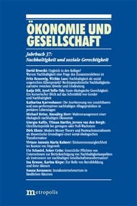 Produktbild: &Ouml;konomie und Gesellschaft / Nachhaltigkeit und soziale Gerechtigkeit