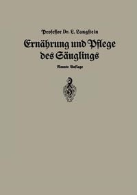Produktbild: Ern&auml;hrung und Pflege Des S&auml;glings