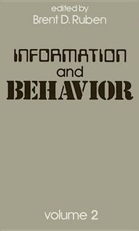 Produktbild: Ruben, B: Information and Behavior