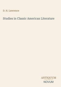Produktbild: Studies in Classic American Literature