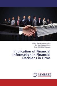 Produktbild: Implication of Financial Information in Financial Decisions in Firms
