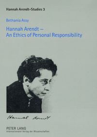 Produktbild: Hannah Arendt &ndash; An Ethics of Personal Responsibility