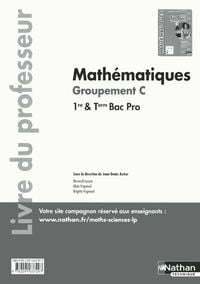 Produktbild: Mathematiques 1re/tle Bac Pro Groupement C Livre Du Professeur