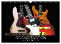 Produktbild: Rockgitarren im Blitzlicht (Wandkalender 2026 DIN A3 quer), CALVENDO Monatskalender