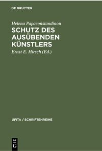 Produktbild: Schutz des Aus&uuml;benden K&uuml;nstlers