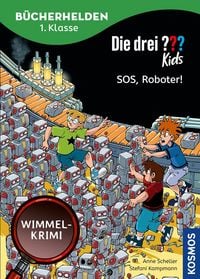 Produktbild: Die drei ??? Kids, B&uuml;cherhelden 1. Klasse, SOS, Roboter!
