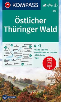 Bild vom Artikel KOMPASS Wanderkarte 813 Östlicher Thüringer Wald 1:50.000 vom Autor Kompass-Karten GmbH
