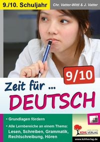 Produktbild: Zeit f&uuml;r Deutsch / Klasse 9-10